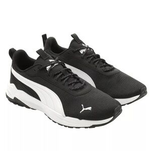 Men's PUMA Zip C Running Sneakers Black/White Size 10.5